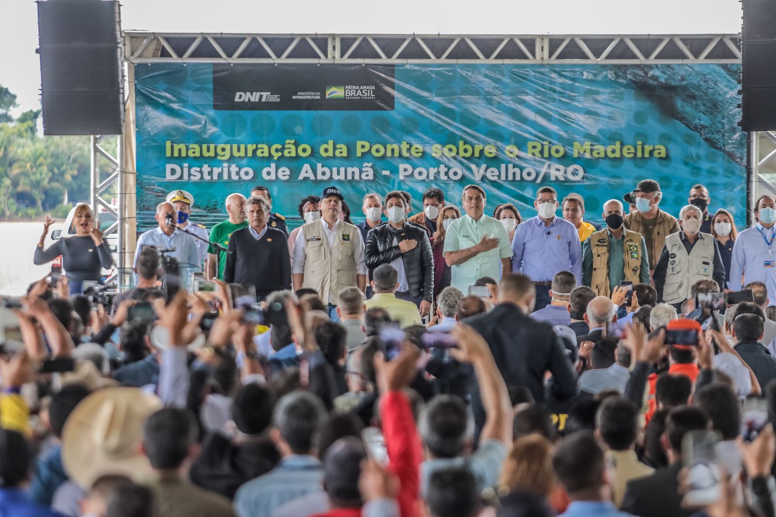 Inauguração contou com a presença do presidente Jair Bolsonaro